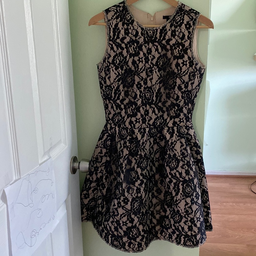 Women’s H&M Black Lace Dress Sz 8